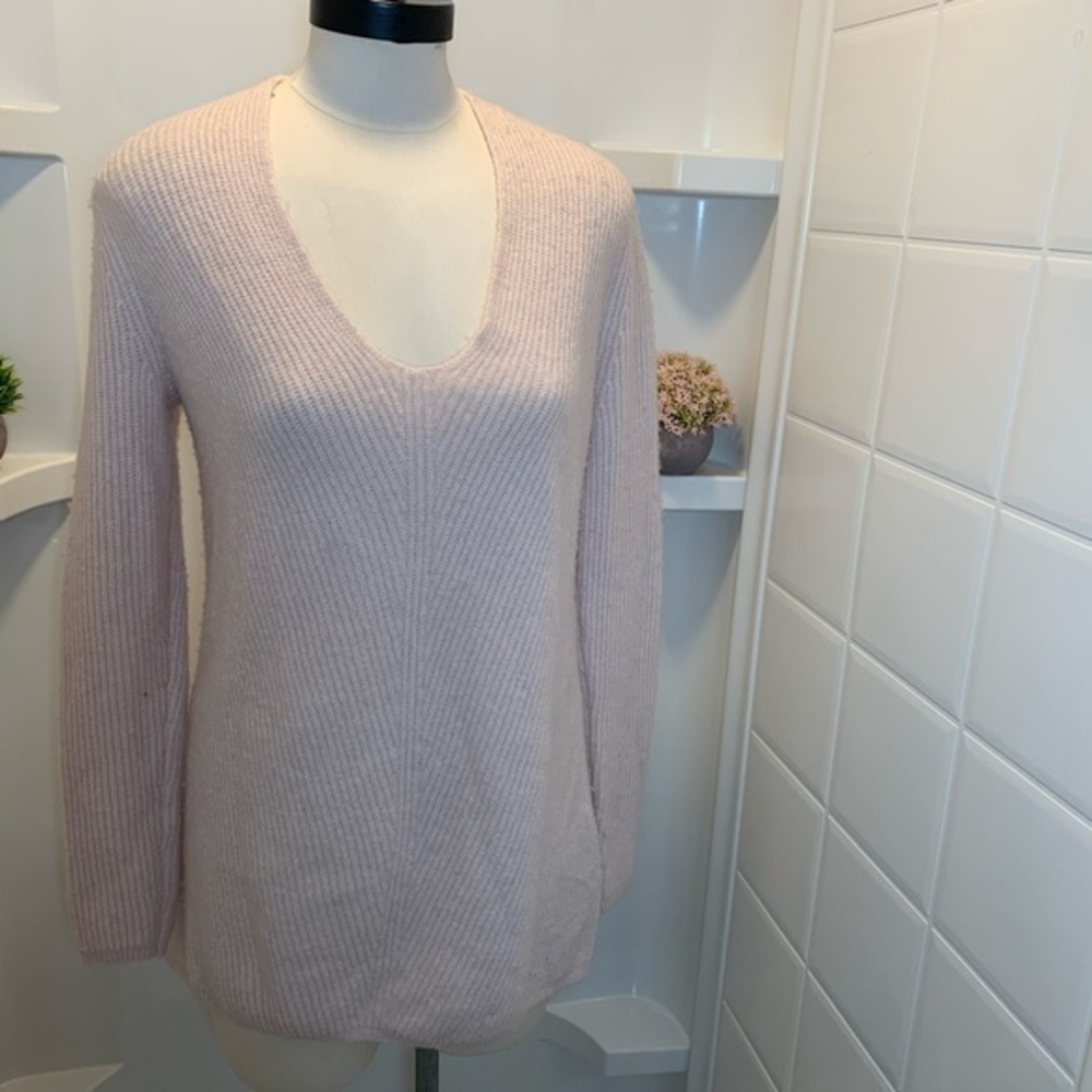 Loft Soft Ribbed V Neck Sweater - Picture 7 of 12